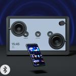 Ultra Clear Glass Interactive Bluetooth Speaker AR Coated HD for sale