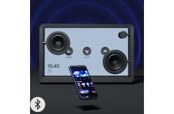 China Ultra Clear Glass Interactive Bluetooth Speaker AR Coated HD supplier