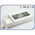 White Kraft Paper Sleeve Drawer Paper Box Customized UV Print Eco Friendly for sale