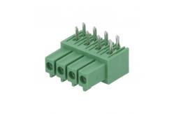 China Electric Pcb Pluggable Terminal Block Connector Green HQ15EDGA supplier