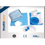 Durable SMS Disposable Surgical Packs Sterile Cath Lab Kit In Blue Color for sale