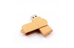 China Straw And Plastic 128gb Flash Drives Recyclable Materials Usb 3.0 Memory supplier