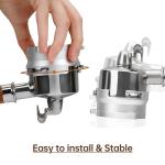 Sliver 54mm Hands Free Aluminum Coffee Dosing Funnel for Home Cafe