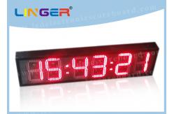 China Electronic LED Digital Clock With RF Remote / GPS Automatic Time Adjustment supplier