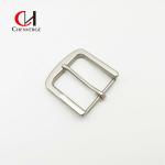 Sliver Matte Pin Belt Buckles Zinc Alloy BI Plating OEM Classic 40mm for sale