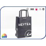 200gsm Customized 4C Print Kraft Paper Shopping Bags Gloss Varnishing With Handle for sale