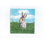 OEM 18gsm Bunny Rabbit Printed Paper Napkin For Wedding for sale