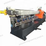 Polyamide 66 Flakes Granulator Parallel Twin Screw Extruder Machine Polyamide making extruder for sale