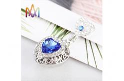 China ODM Supported No Fade Heart Urn Engraved Necklace Charms supplier