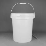 20L 6 Gallon Plastic Bucket Empty Plastic Paint Buckets For House Decoration for sale