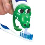 PVC Spread Heads Toothpaste Caps Toy Cat Head With Cartoon Patterns for sale