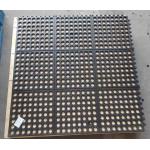 Black Anti Fatigue Mat with Holes for Work Place or Factory for sale