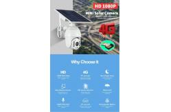 China 5MP CCTV Wireless 4G PTZ Camera Solar 18650mAH PTZ WIFI IP Camera supplier