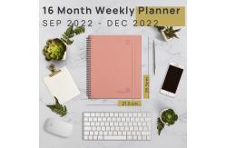 China Ivory Paper 100GSM Custom Academic Planner Wirebound Appearance supplier