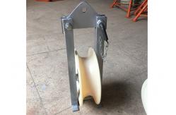 China Single Nylon Sheave Stringing Wire Rope Pulley Blocks supplier
