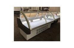 China Commercial Horizontal Exquisite Flip Top Cooked Food Refrigerated Storage Display Freezer For Sale supplier