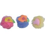 Odor-proof Flower Mesh Bath Sponge for Bathroom Gift / Shower Puff Sponge for sale