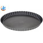 RK Bakeware China- Fluted Nonstick Tart / Quiche Pan with Removable Bottom for sale