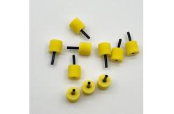 China Disposable Polyurethane Foam Ear Tips Yellow 50 Pcs Per Bag supplier