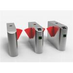 LED light indicated Speed Gates , high tech retractable safety barrier with Alarm System for sale