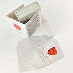 Recyclable Coated Custom Game Card Printing Matt Varnishing