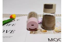 China Rationed Salt Glass Jars Squeezable Cap Salt Jars supplier