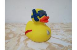 China Postman Fireman Custom Rubber Ducks Gift 8.5cm Length For Promotional Gift supplier