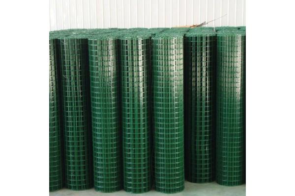 1/4''x1/4'' Green PVC Coated Wire Mesh Export To Indonesia