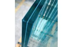 China 10mm 20mm Clear Tempered Laminated Glass High Transparency For Commercial Applications supplier