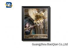 China 30x40cm Size Lenticular Image Printing Changing Moving Flipped 3D Wallpaper supplier