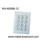 IP65 Industrial Metal Numeric Keypad , Anti - vandal num keypad with long life for sale