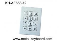 China IP65 Industrial Metal Numeric Keypad , Anti - vandal num keypad with long life supplier
