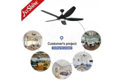 China 60inch Low Noise Ceiling Fan 38W With 5 Speed Choice Remote Control supplier