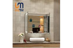 China Modern Style Vanity Cabinet Mirror With Lights Customize High Accuracy supplier