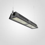 Aluminum Alloy LED Linear High Bay 5000K 480W RAL 9017 Black for sale