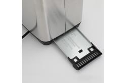 China Stainless Toaster 6 Browning Options 2 Slice Toaster with  Removable Crumb Tray supplier