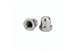 China Nickel Plated Din1587 Hex Domed Nuts supplier