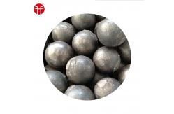 China Zinc Mines And Copper Mines Cast Steel Grinding Ball HRC45 - 65 Cr10-15% supplier