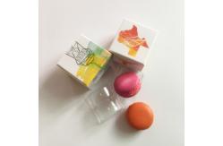 China 2 Pcs Macaron Printing Paper Gift Box Packing Macarrons Display With Inner Tray supplier