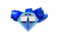 China Personalised Father’S Day Holiday 10K Running Custom Event Medals Finisher Awards supplier