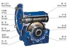 China HRC33 42CrMo Worm Gear Speed Reducer Low Noise Stably Running supplier