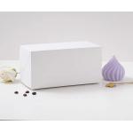 White Square Bakery cake folding carton Sturdy Elegant for Cake Presentation