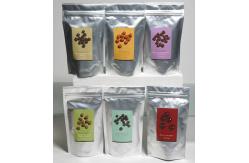 China Snack Glossy Silver Plastic Pouches Packaging Noni Stand Up Pouch Bag With k supplier