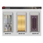 Luxury Glass Steel Elevator Door Panel 2000mm 2100mm Opening Height for sale