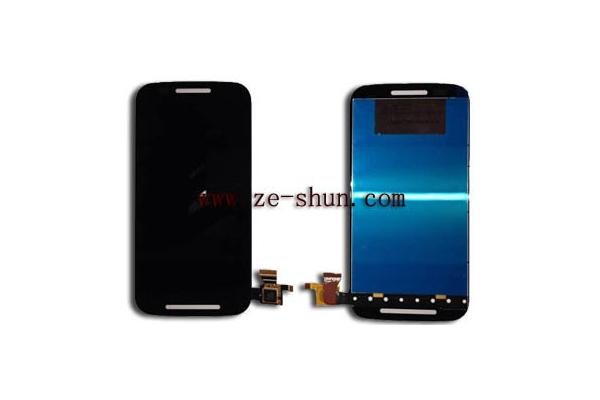 Black Cell Phone LCD Screen Replacement For Motorola Moto E Complete