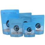 OEM Matte Body Scrub Pouch Mylar ziplockk 3.5g Packaging Pouches for sale