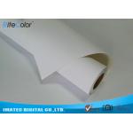 18M Length Blank Inkjet Cotton Canvas , Pigment Digital Printing Cotton Fabric