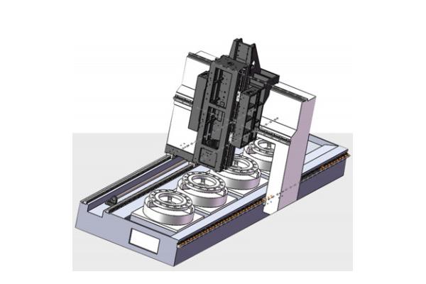 Multi Station CNC Gantry Drilling Machine Movable CNC Plane Drilling Machine