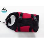 5mm Custom Neoprene Dog Vest With Handle , Neoprene Dog Life Jacket Pure Color for sale