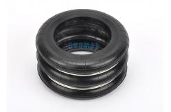China Durable Industrial Air Spring Triple Convoluted Rubber Airbag Replacement Air Ride Suspension supplier